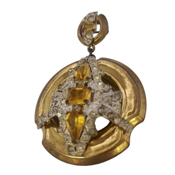 Vintage McClelland and Barclay Hanging Brooch (A5651) - Picture 3 of 5